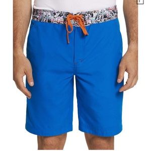ROBERT GRAHAM CAPTAIN GOOD SWIM TRUNKS IN COBALT
